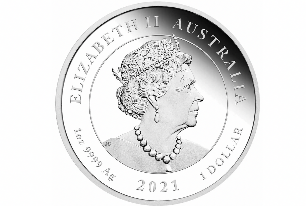 2021 Queen Elizabeth II's 95th Birthday $1 1oz Silver Proof Coin.