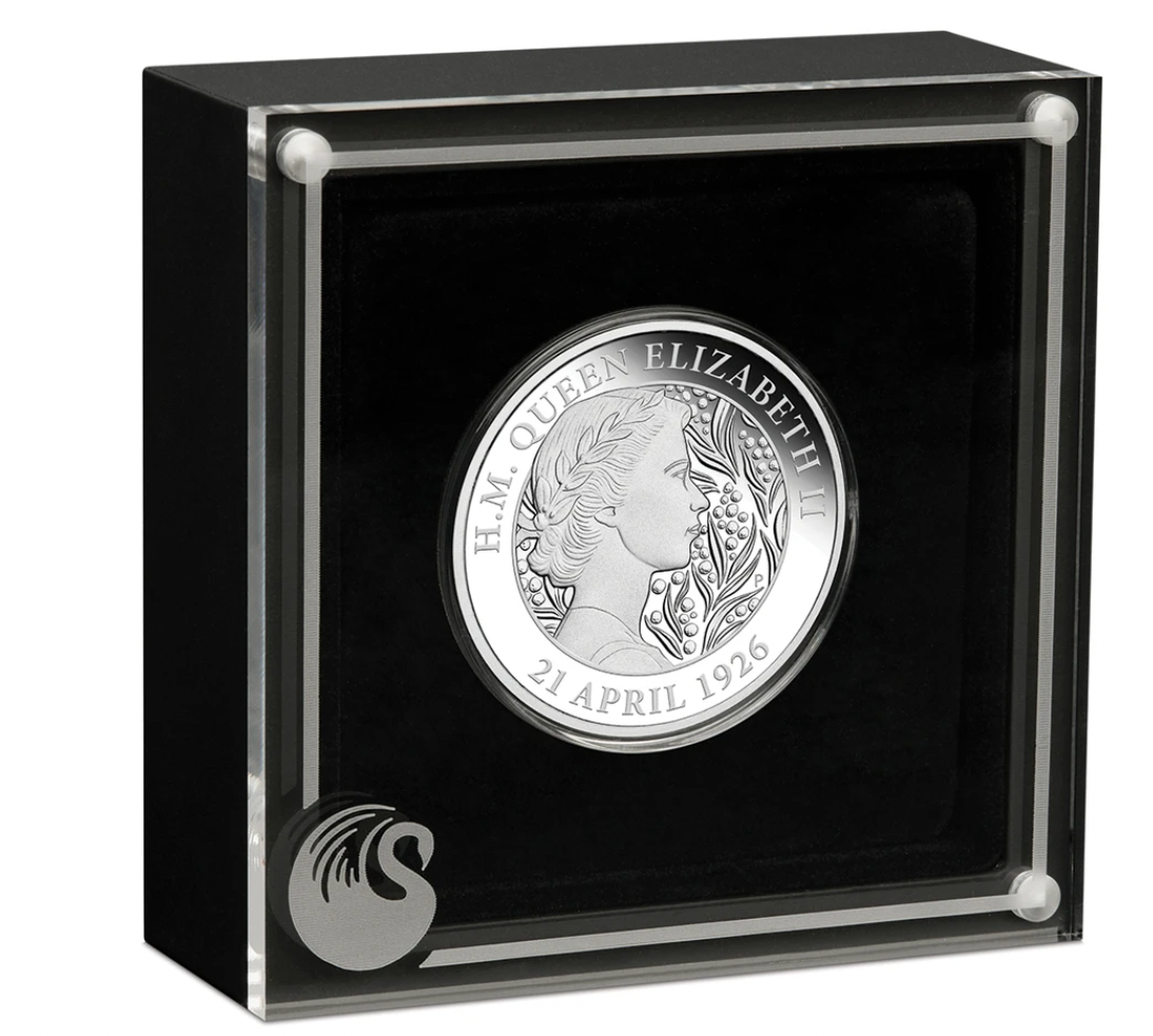 2021 Queen Elizabeth II's 95th Birthday $1 1oz Silver Proof Coin.