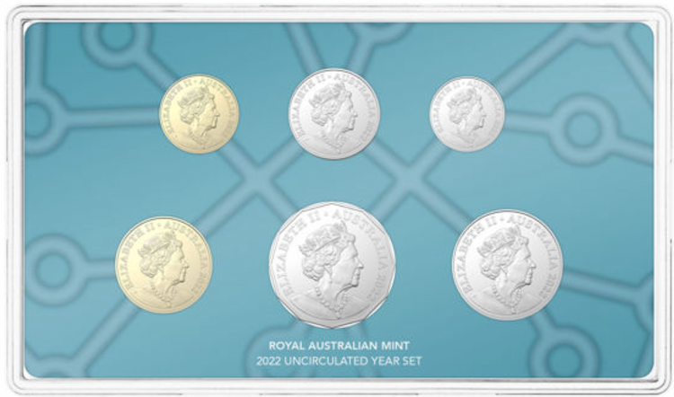 2022 Uncirculated Six Coin Year Set: Frontline Workers.
