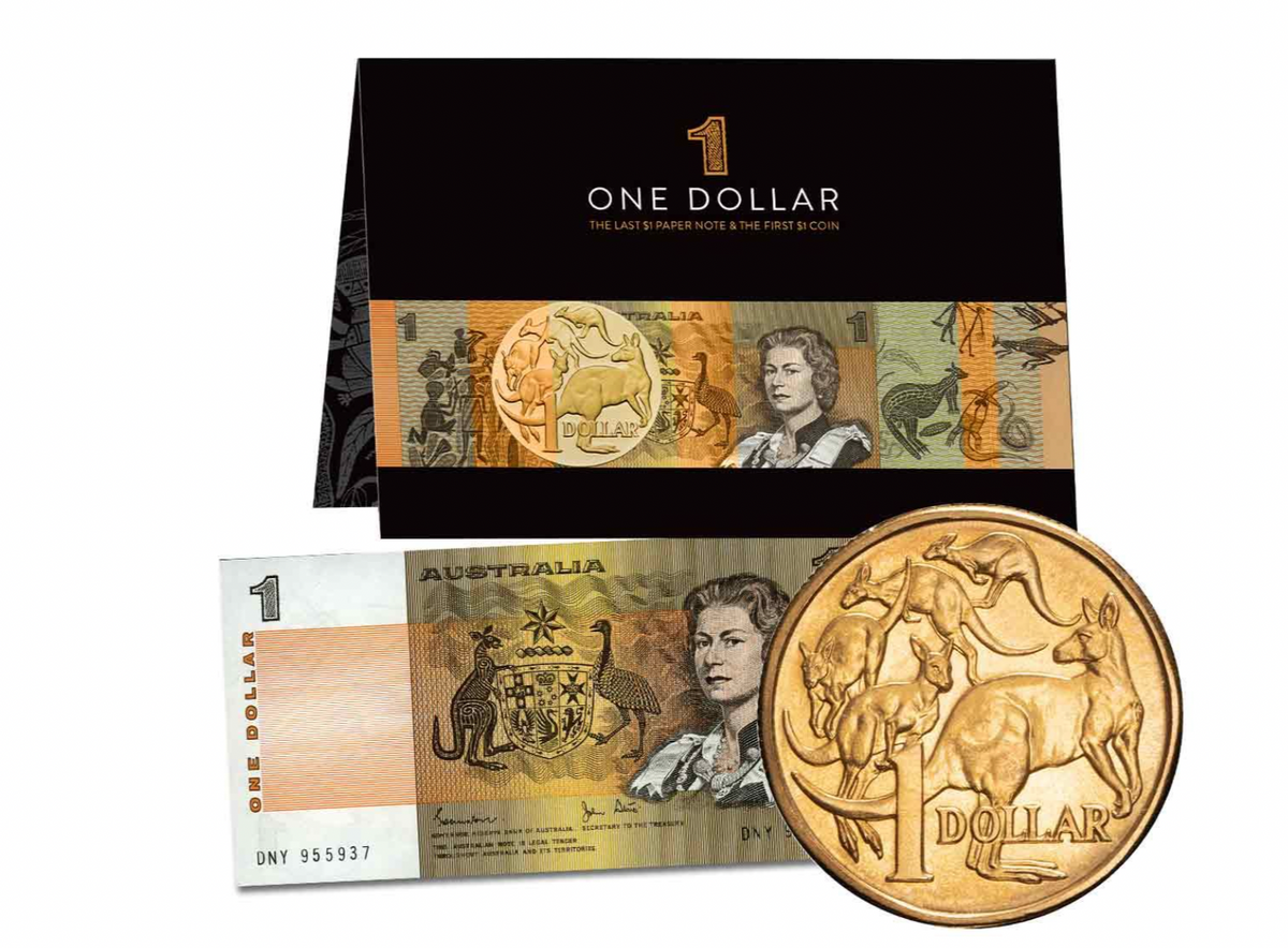 2000s $1 Last Note & First Coin Pack Uncirculated.