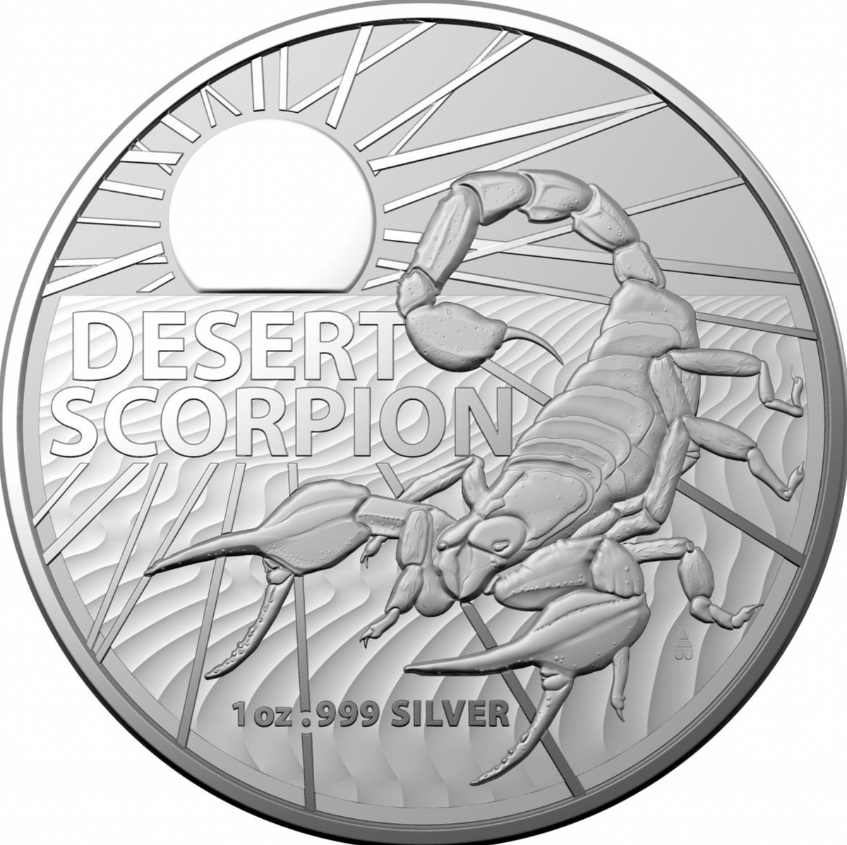2022 $1 Silver Investment Coin - Australian Desert Scorpion.