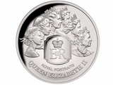 2020 Queen Elizabeth II Royal Portraits $5 Silver Proof Coin.