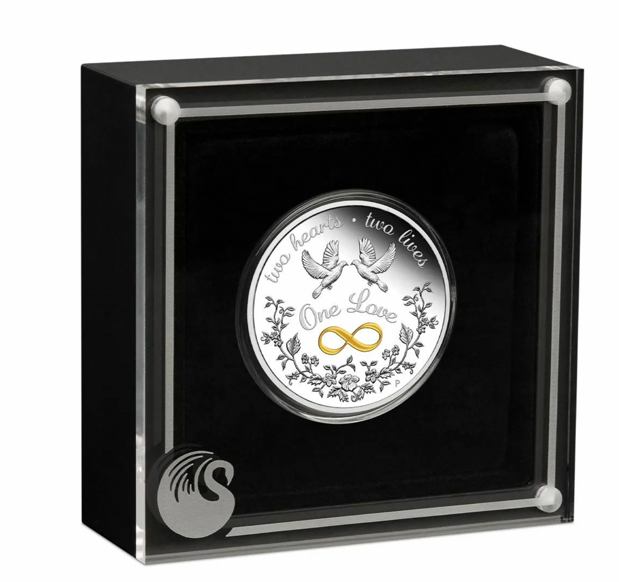 2022 $1 1oz Silver Proof Coin: One Love