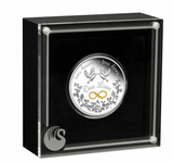 2022 $1 1oz Silver Proof Coin: One Love