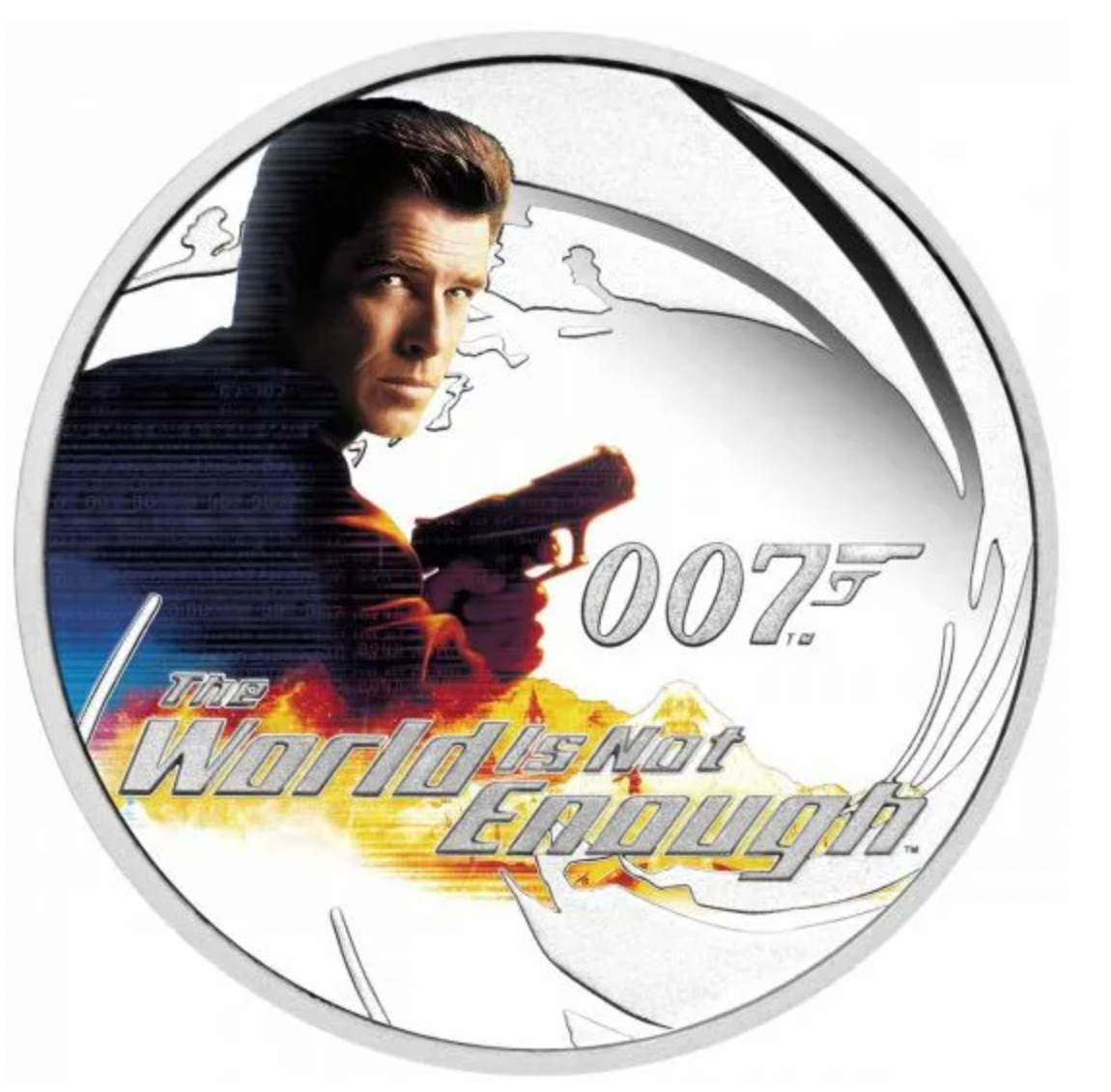 2022 James Bond The World Is Not Enough 1/2oz Silver Proof Coin