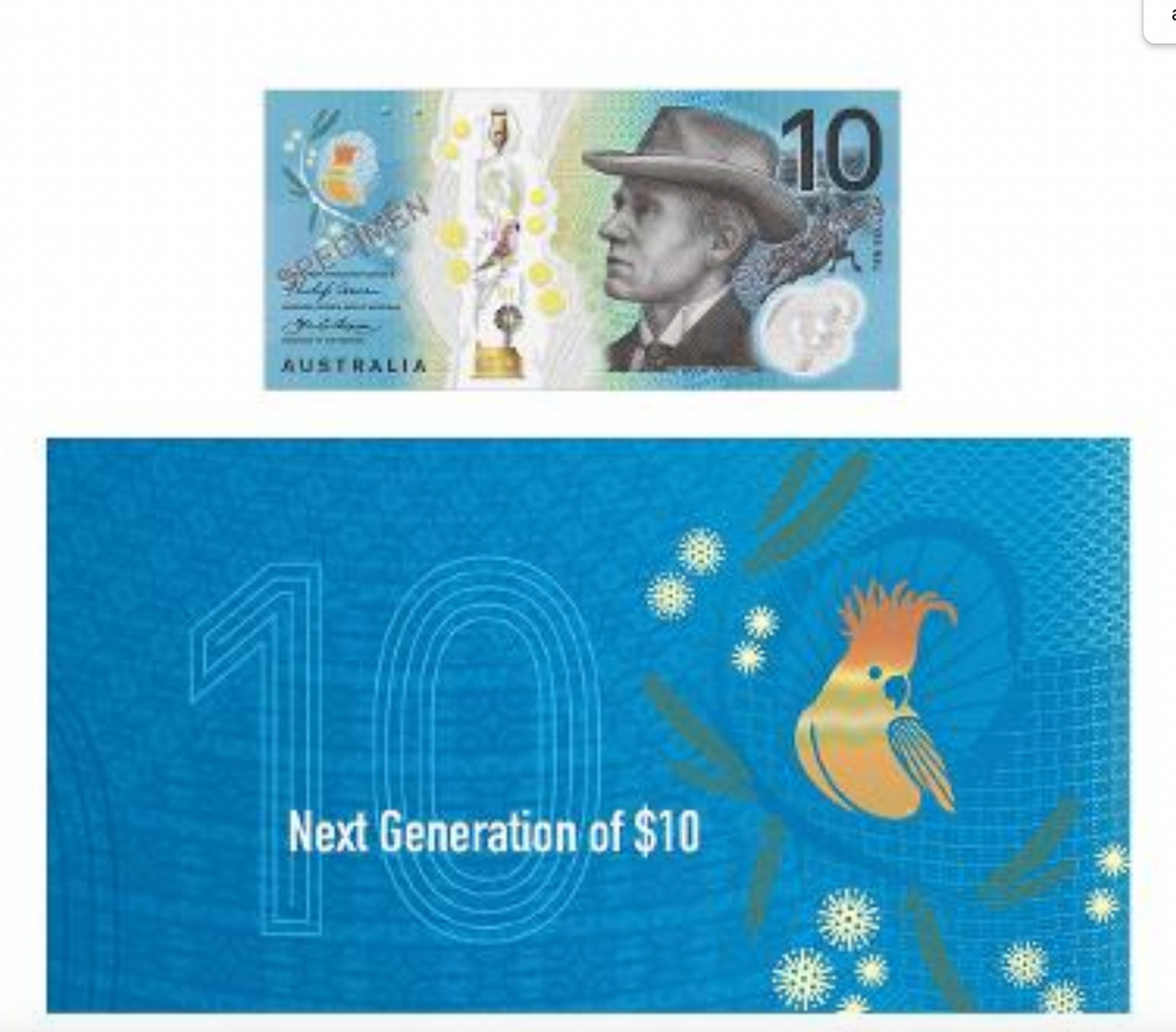 Next Generation $10 Banknote