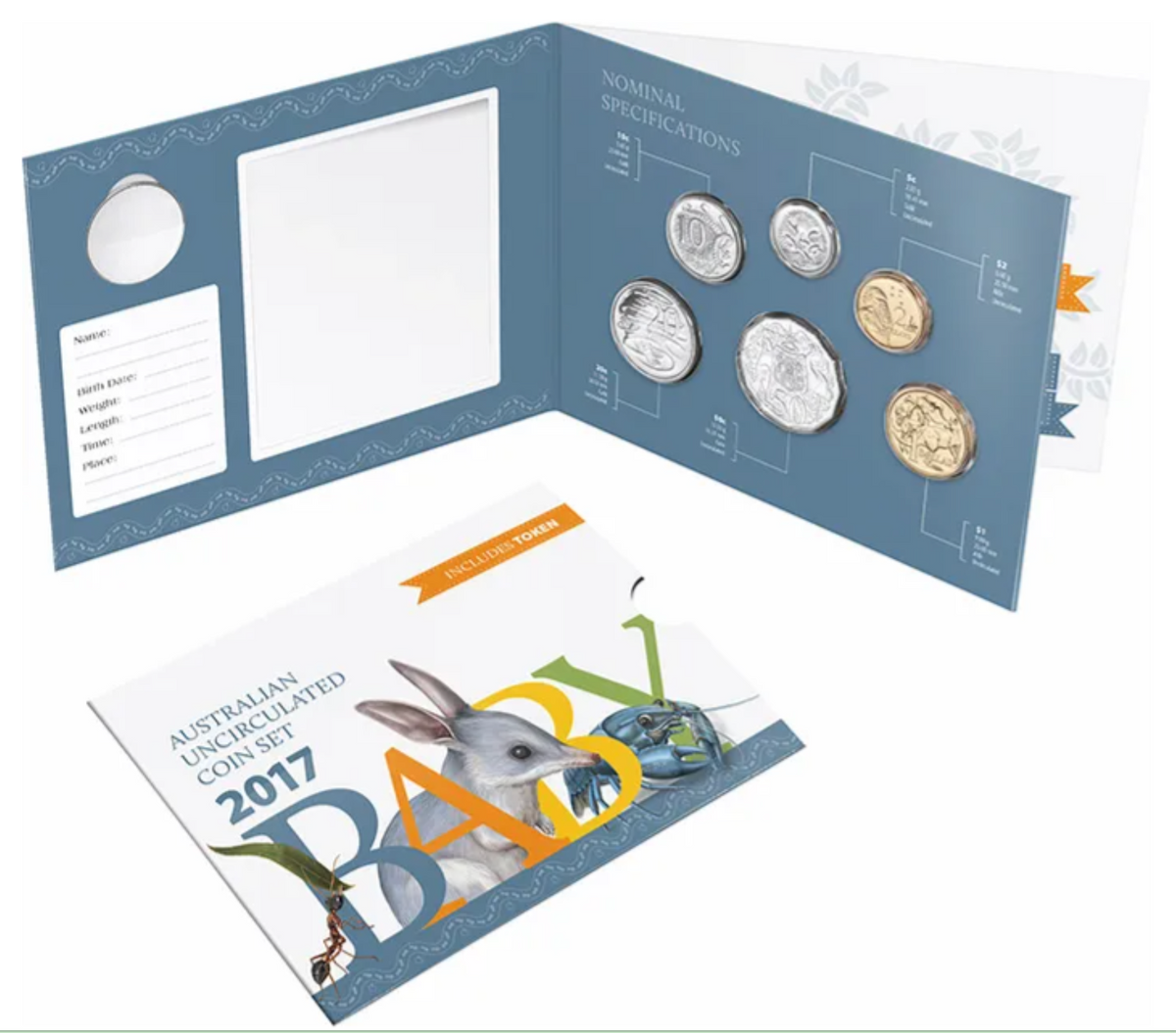 2017 Baby Coin Uncirculated Set