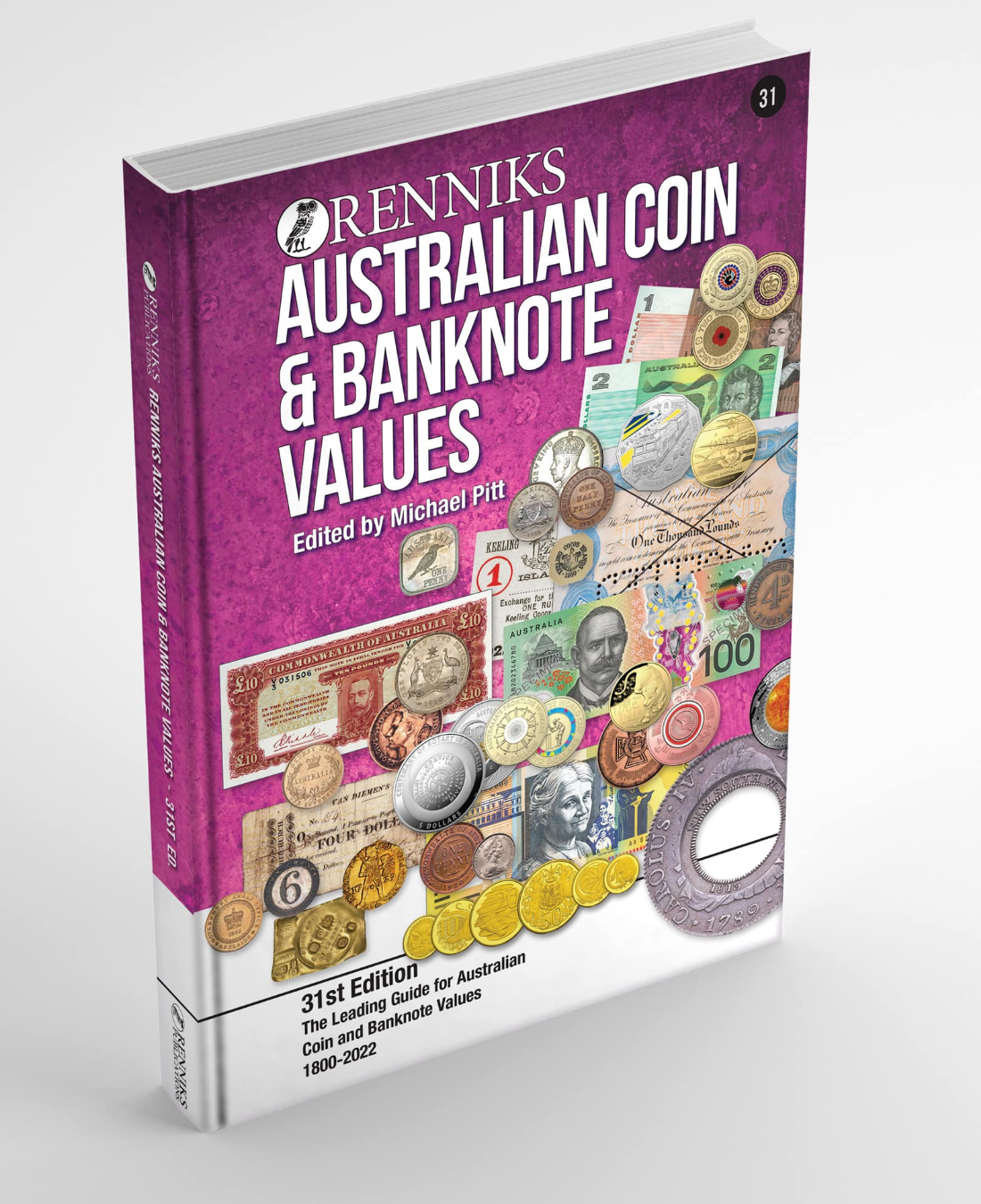 Renniks Australian Coin & Banknote Values 31st Ed. Hardcover