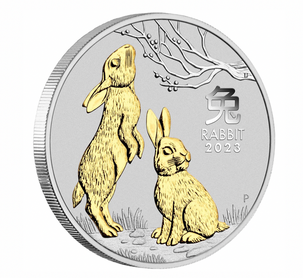 2023 Australian Lunar Series III Year of the Rabbit 1oz Silver Trio
